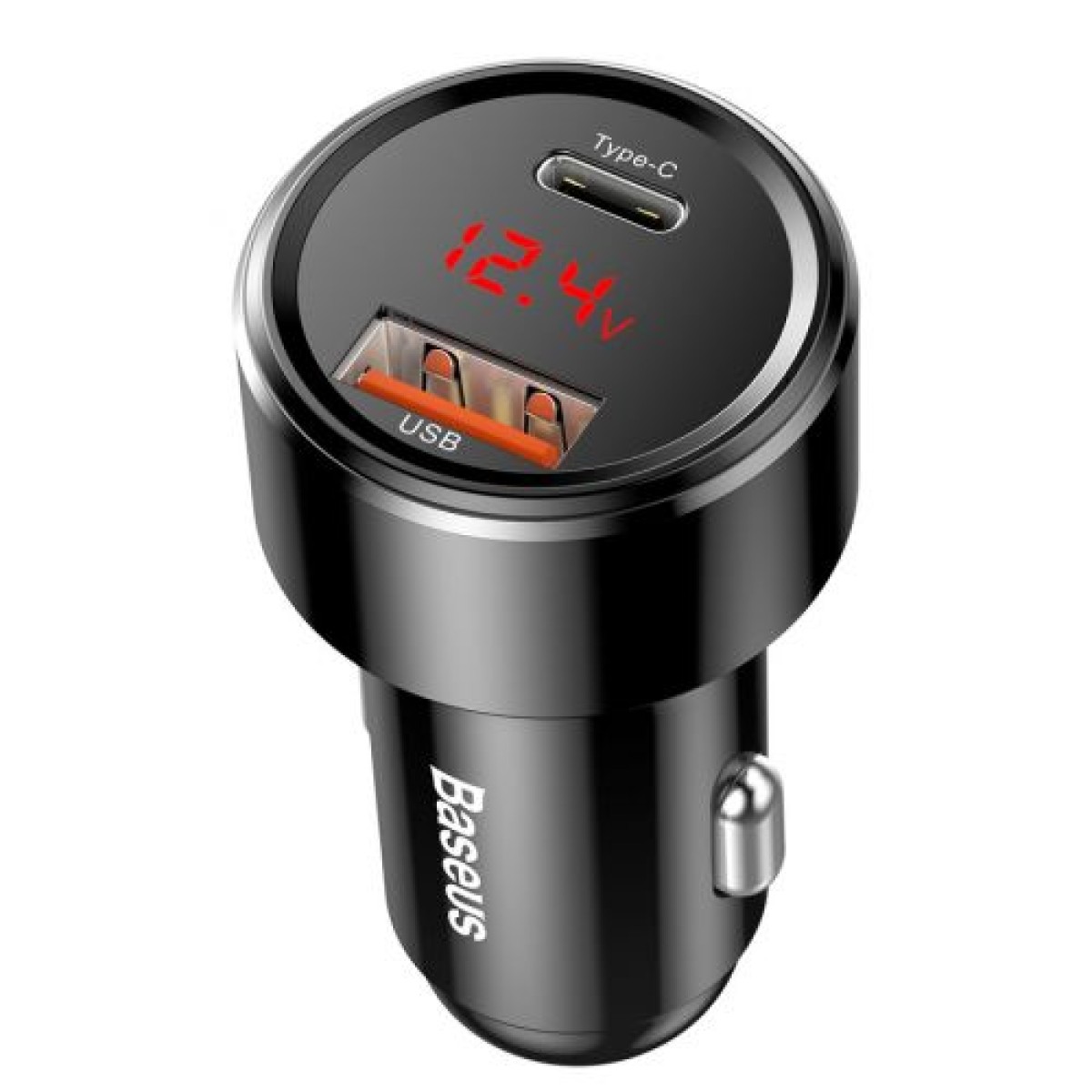 Baseus Car Charger Magic Series PPS Ψηφιακή οθόνη (Type-C PD+Intelligent QC) 45W Μαύρη CCMLC20C-01