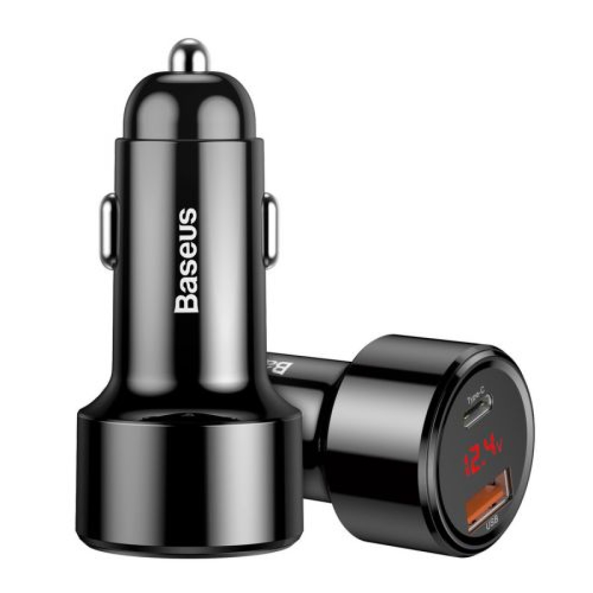 Baseus Car Charger Magic Series PPS Ψηφιακή οθόνη (Type-C PD+Intelligent QC) 45W Μαύρη CCMLC20C-01