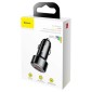 Baseus Car Charger Magic Series PPS Ψηφιακή οθόνη (Type-C PD+Intelligent QC) 45W Μαύρη CCMLC20C-01