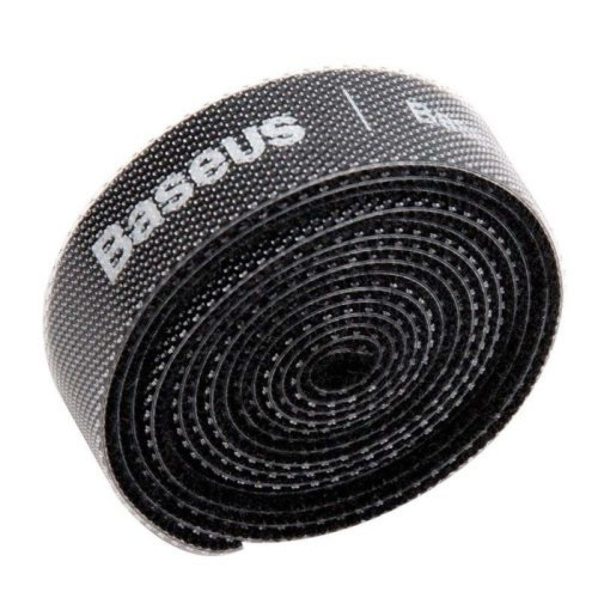 Baseus Tool Rainbow Circle Hook and Loop Straps / Velcro ταινία οργάνωσης καλωδίου velcro 1m Μαύρο (ACMGT-E01)