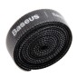Baseus Tool Rainbow Circle Hook and Loop Straps / Velcro ταινία οργάνωσης καλωδίου velcro 1m Μαύρο (ACMGT-E01)
