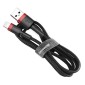 Baseus Lightning Cafule Cable 2A, 3m Κόκκινο/Μαύρο (CALKLF-R91)