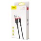 Baseus Lightning Cafule Cable 2A, 3m Κόκκινο/Μαύρο (CALKLF-R91)