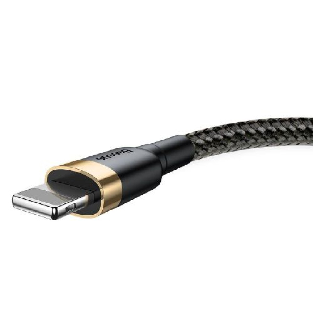 Baseus Lightning Cafule Cable 2A, 3m Χρυσό/Μαύρο (CALKLF-RV1)