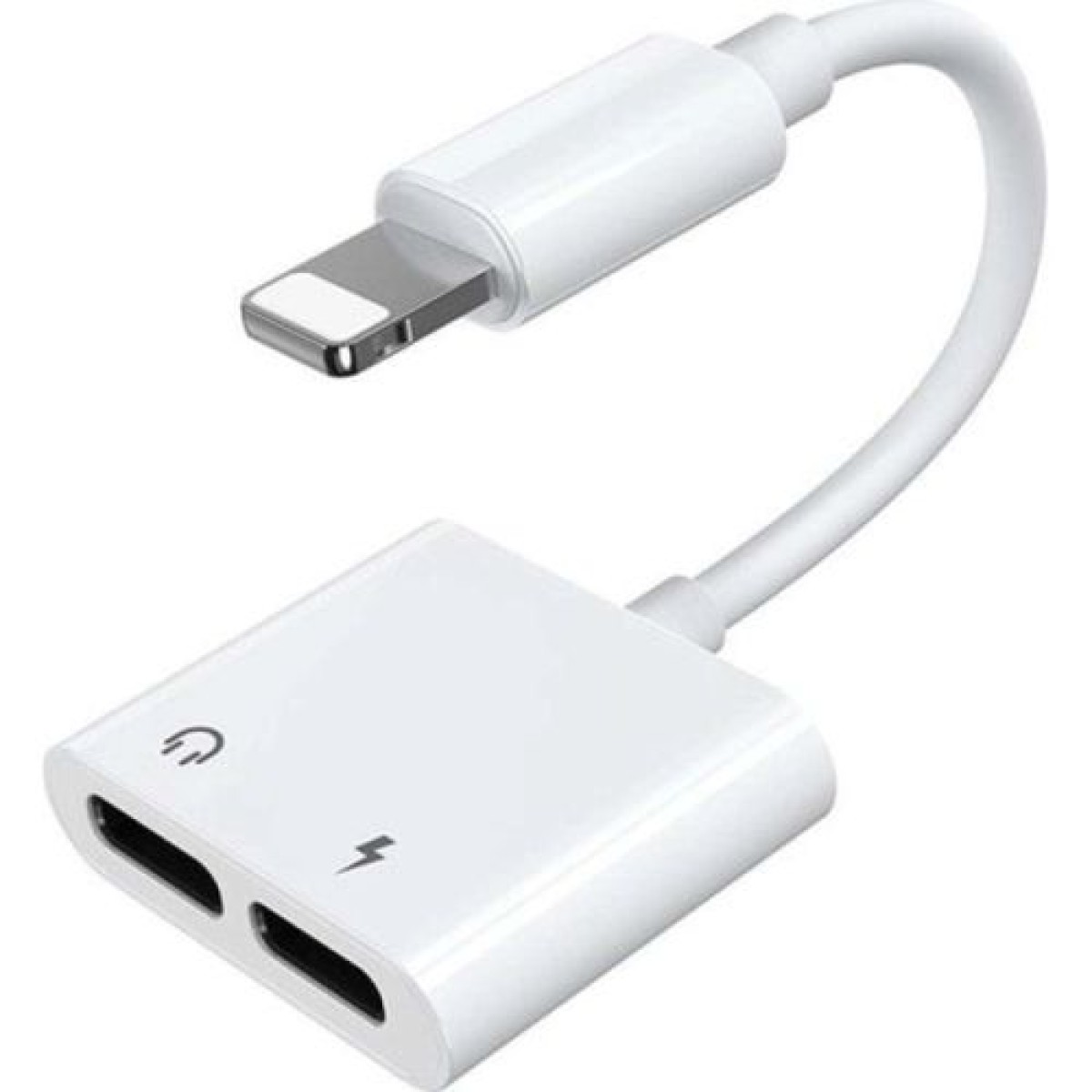Προσαρμογέας Joyroom Lightning σε Lightnig/Lightnig, 0,12m, Λευκό (S-Y104)