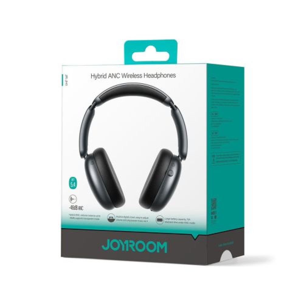 Ασύρματα ακουστικά Joyroom Over-Ear με ANC, BT 5.4, Black EU (JR-JH1)
