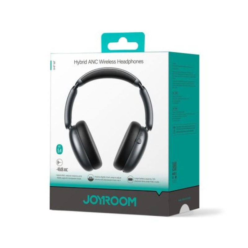 Ασύρματα ακουστικά Joyroom Over-Ear με ANC, BT 5.4, Black EU (JR-JH1)