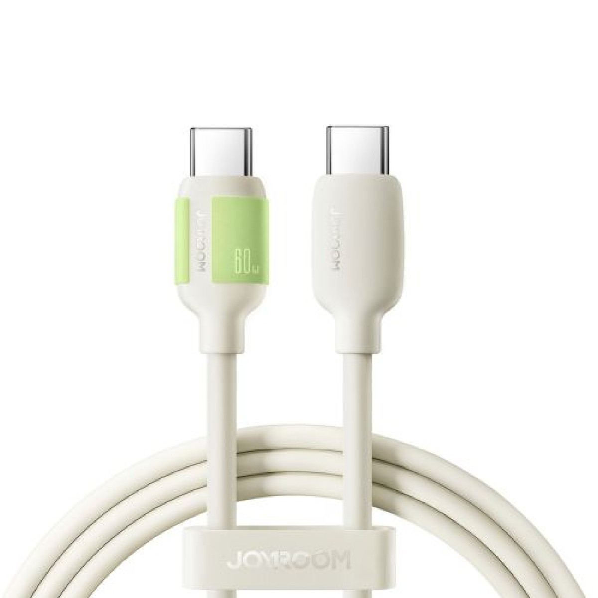 Joyroom Type-C - Type-C Fluorescent Series Cable A53, 60W, 2m, Beige (S-A53)