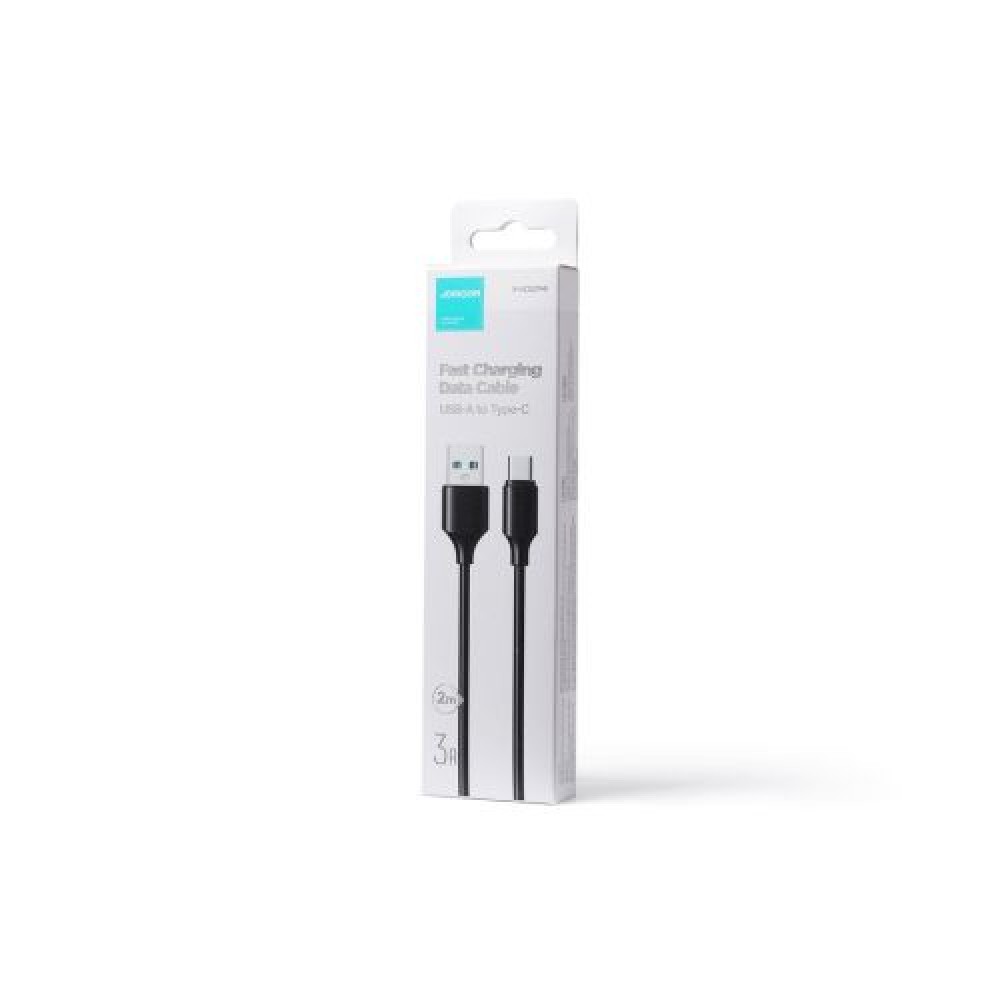 Joyroom USB - Καλώδιο δεδομένων Type-C, 3A, 480Mb/s, 2m, Μαύρο (S-UC027A9)