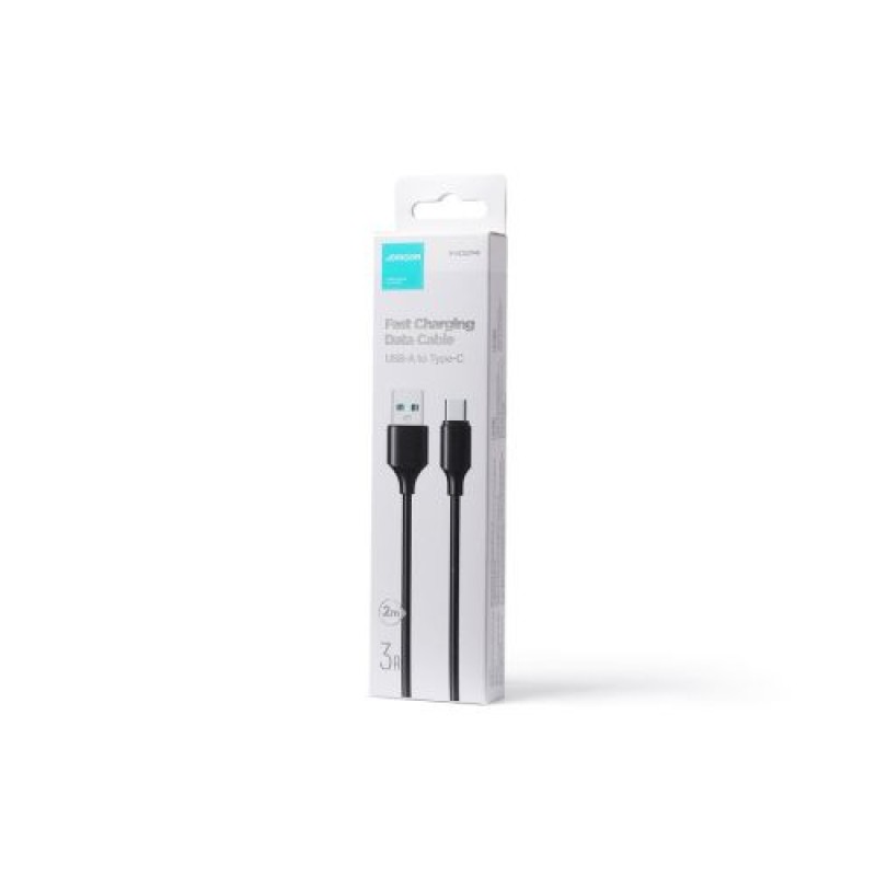 Joyroom USB - Καλώδιο δεδομένων Type-C, 3A, 480Mb/s, 2m, Μαύρο (S-UC027A9)