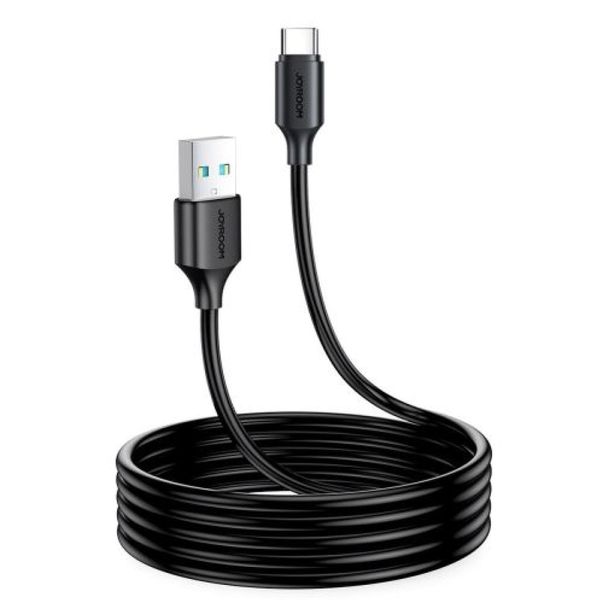 Joyroom USB - Καλώδιο δεδομένων Type-C, 3A, 480Mb/s, 2m, Μαύρο (S-UC027A9)