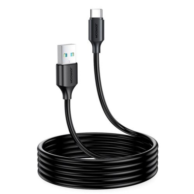 Joyroom USB - Καλώδιο δεδομένων Type-C, 3A, 480Mb/s, 2m, Μαύρο (S-UC027A9)