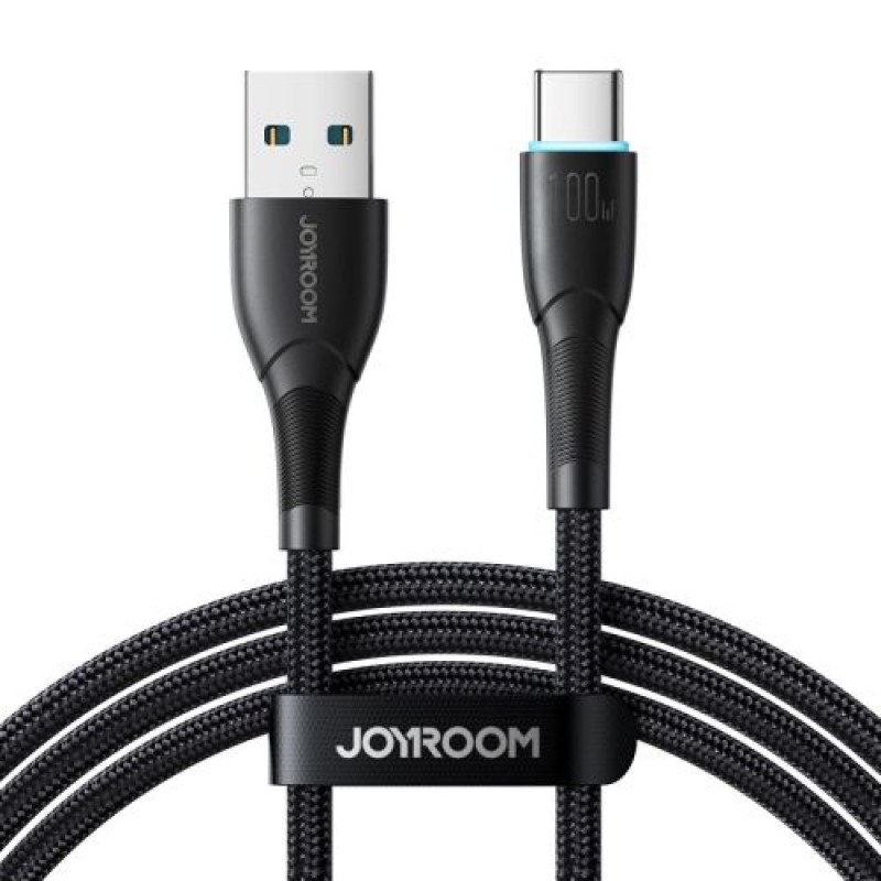 Joyroom USB - Type-C Cable Starry Series, 480mb/s, 100W, 1m, Μαύρο (SA32-AC6)
