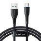 Joyroom USB - Type-C Cable Starry Series, 480mb/s, 100W, 1m, Μαύρο (SA32-AC6)