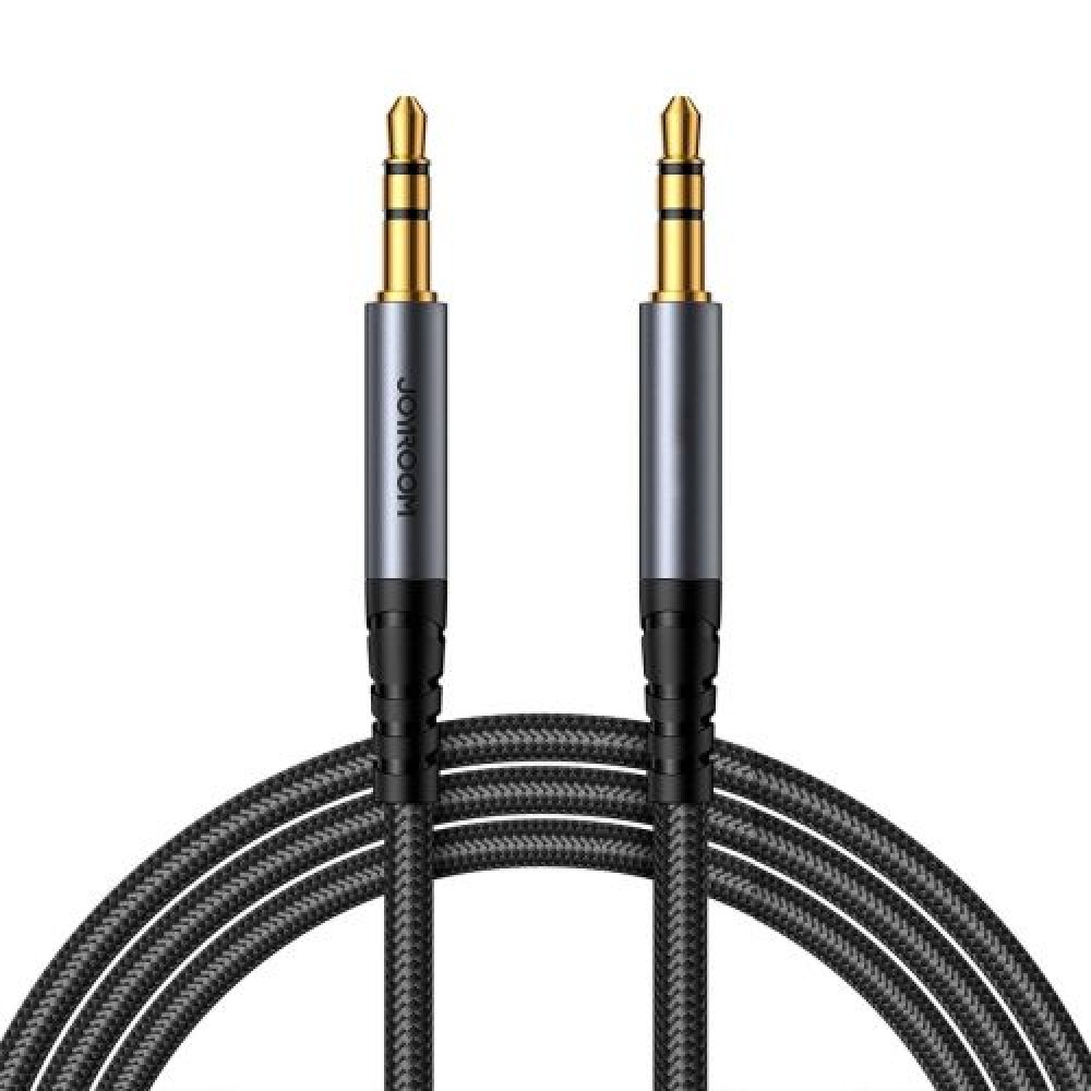Στερεοφωνικό καλώδιο ήχου Joyroom, Mini Jack 3,5 mm, 1,2 m, Μαύρο (SY-A08)