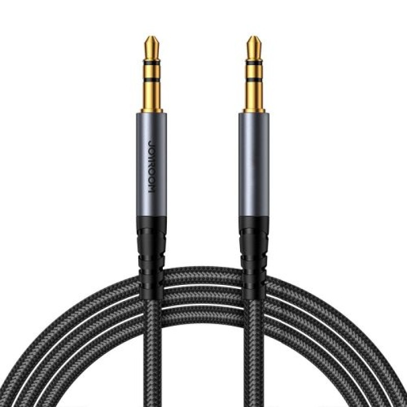 Στερεοφωνικό καλώδιο ήχου Joyroom, Mini Jack 3,5 mm, 1,2 m, Μαύρο (SY-A08)