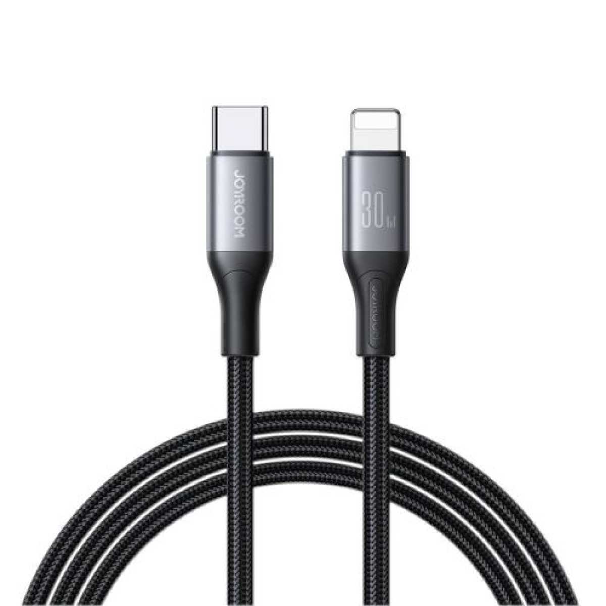 Joyroom Type-C - Lightning Cable Flash Series Cable A28, 30W, 480mb/s, 1m, Μαύρο (S-A28_CLB1)