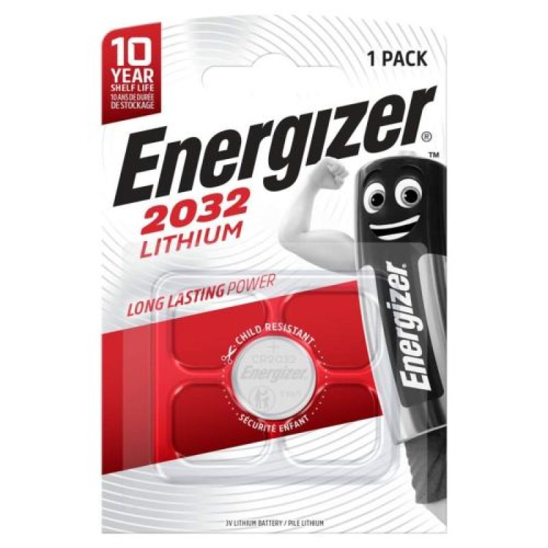 Μπαταρία Energizer (CR2032) Κουμπί λιθίου (1 μπαταρία / blister) 3V