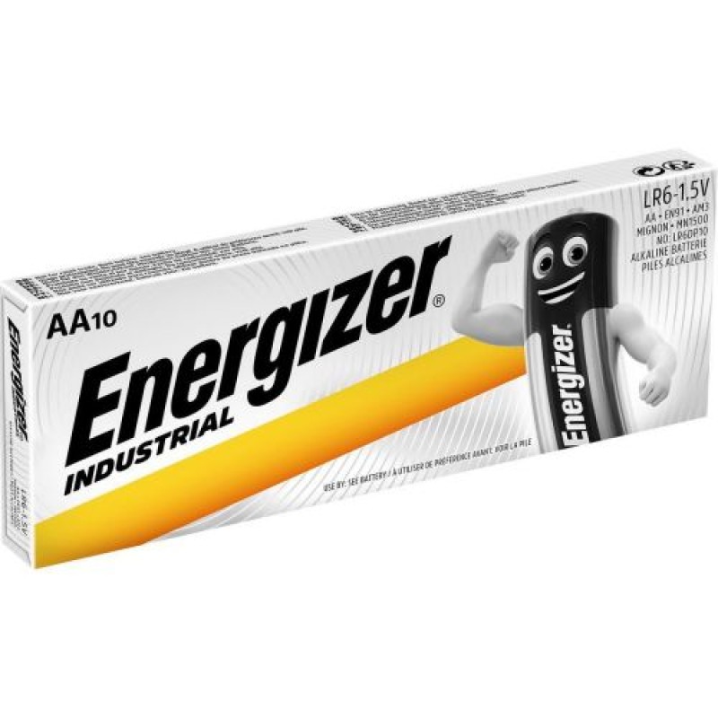 Energizer Battery Industrial (AA LR06 Alkaline (10 battery / blister) 1,5V