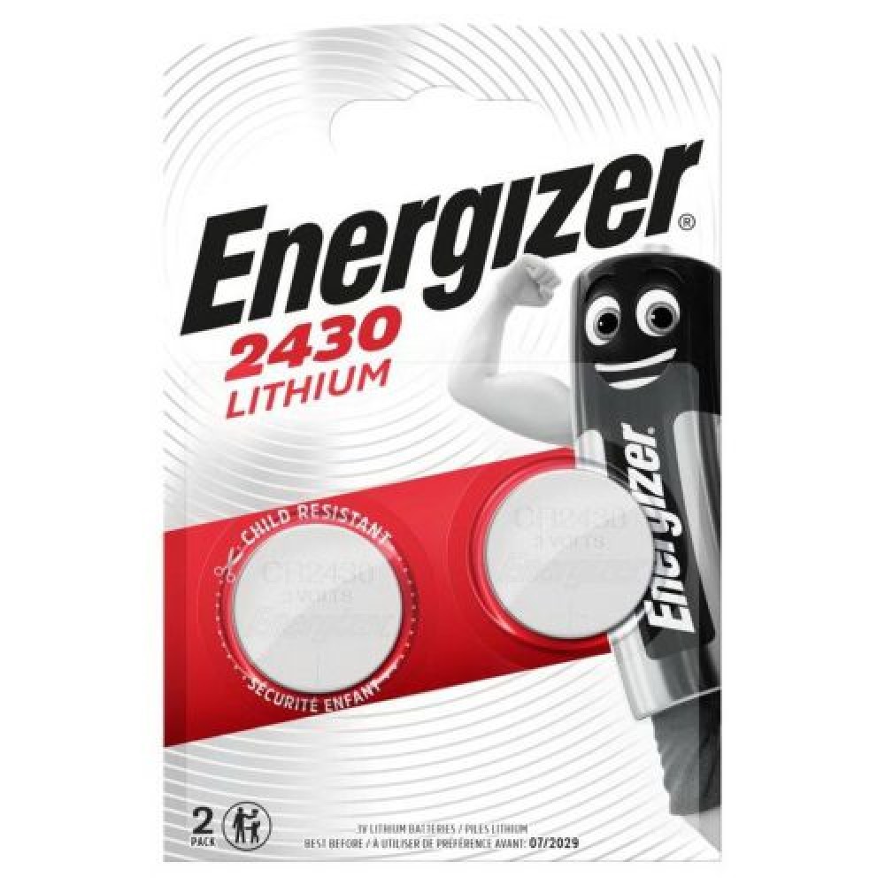 Μπαταρία Energizer (CR2430) Κουμπί λιθίου (2 μπαταρίες / blister) 3V