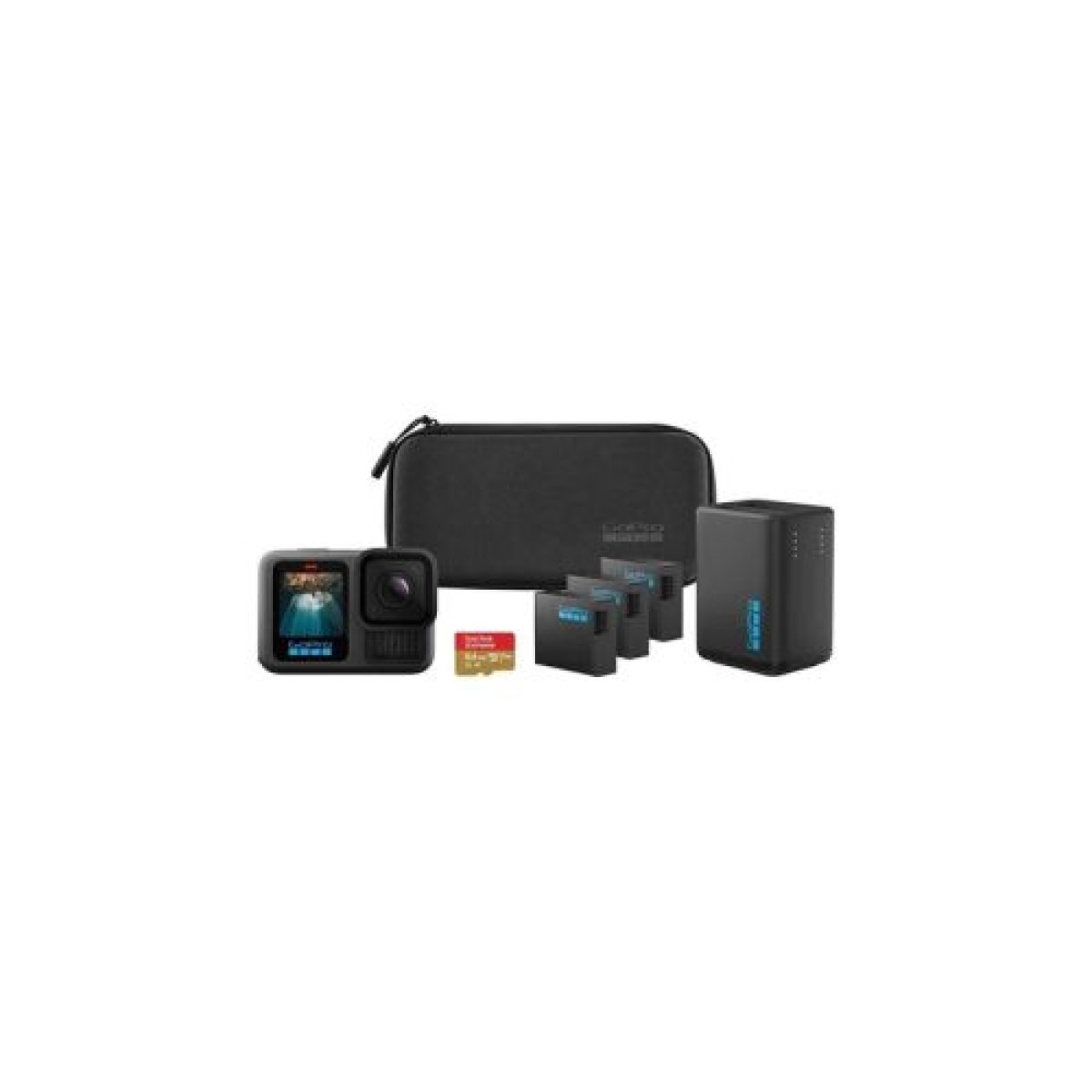 GoPro HERO13 Black Action Camera 27 MPx 5,3K 60fps Εκτεταμένη δέσμη ισχύος, Μαύρο EU