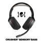 Skullcandy Crusher PLYR 720 Bluetooth Wireless Over-ear ακουστικά με μικρόφωνο, BT 5.3, για PS5, Nintendo Switch, Black EU (S6PCW-T963)