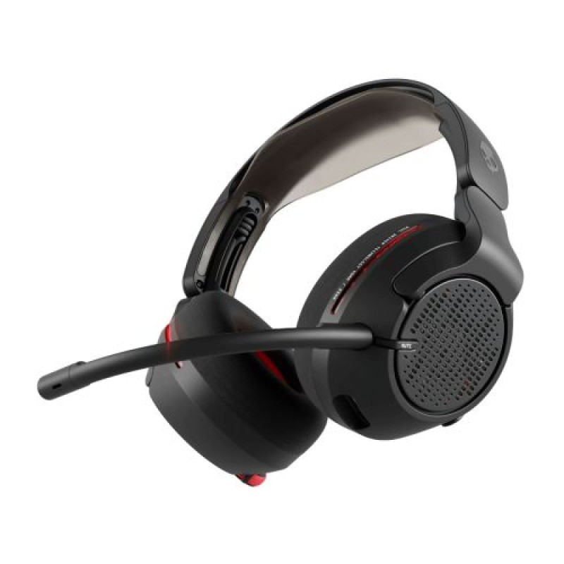 Skullcandy Crusher PLYR 720 Bluetooth Wireless Over-ear ακουστικά με μικρόφωνο, BT 5.3, για PS5, Nintendo Switch, Black EU (S6PCW-T963)