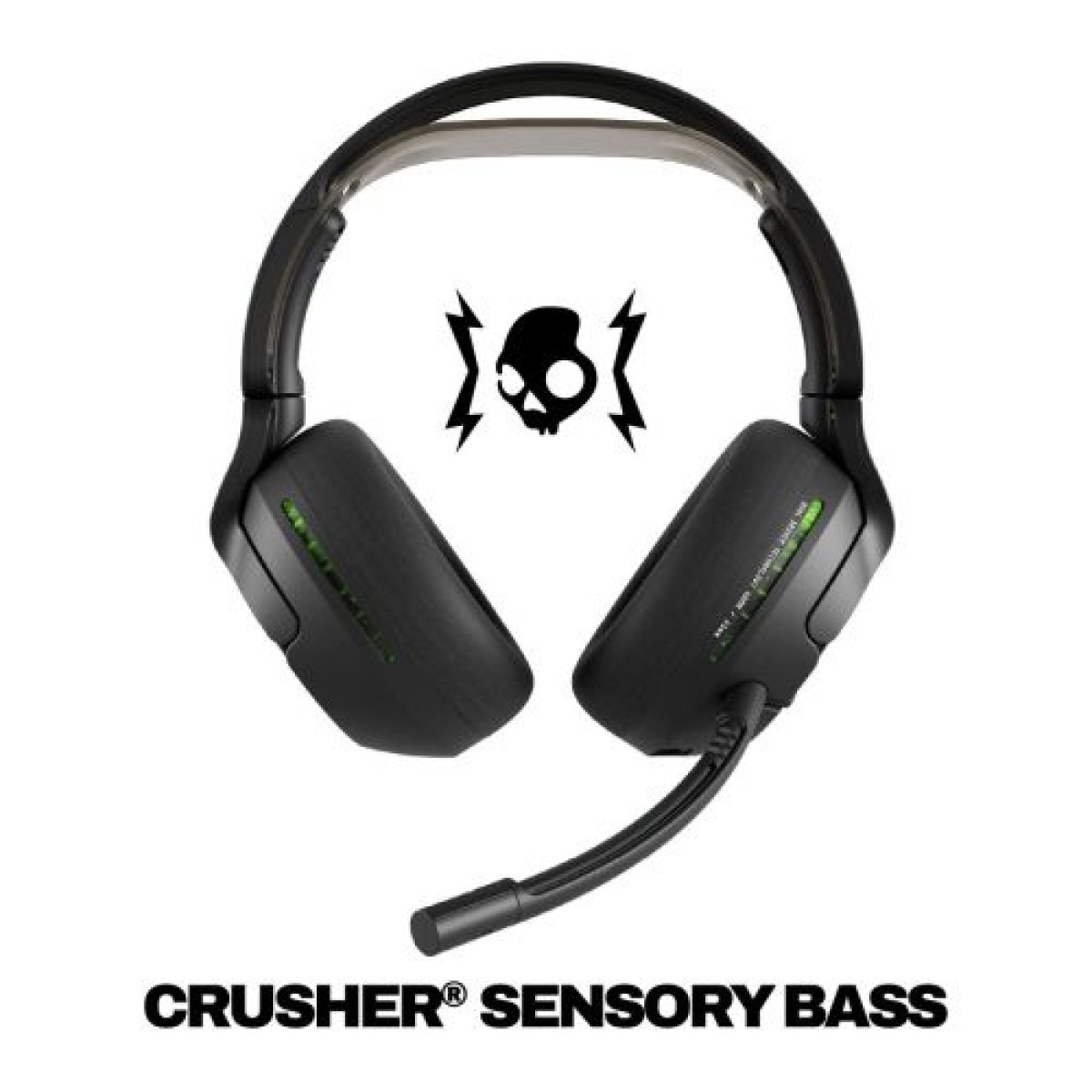 Skullcandy Crusher PLYR 720 Bluetooth Wireless Over-ear ακουστικά με μικρόφωνο, BT 5.3, για XBOX, Black EU (S6PXW-T964)