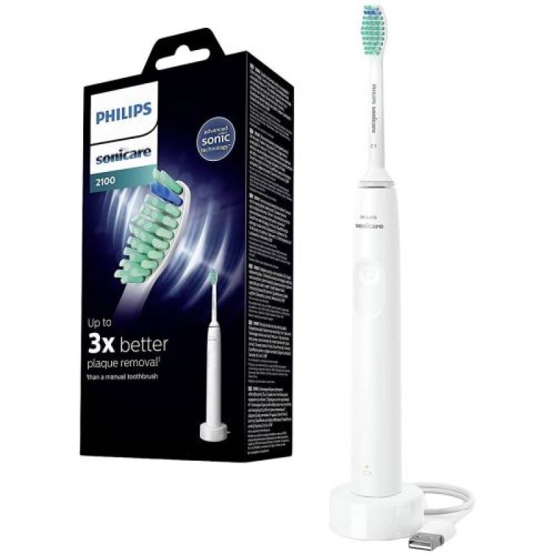 Ηλεκτρική οδοντόβουρτσα Philips Sonicare 2100 Series HX3651/13 White EU