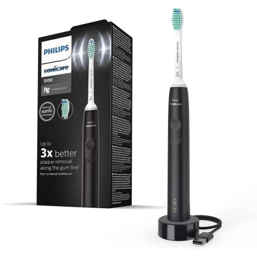 Ηλεκτρική οδοντόβουρτσα Philips Sonicare 3100 Series HX3671/14 Black EU