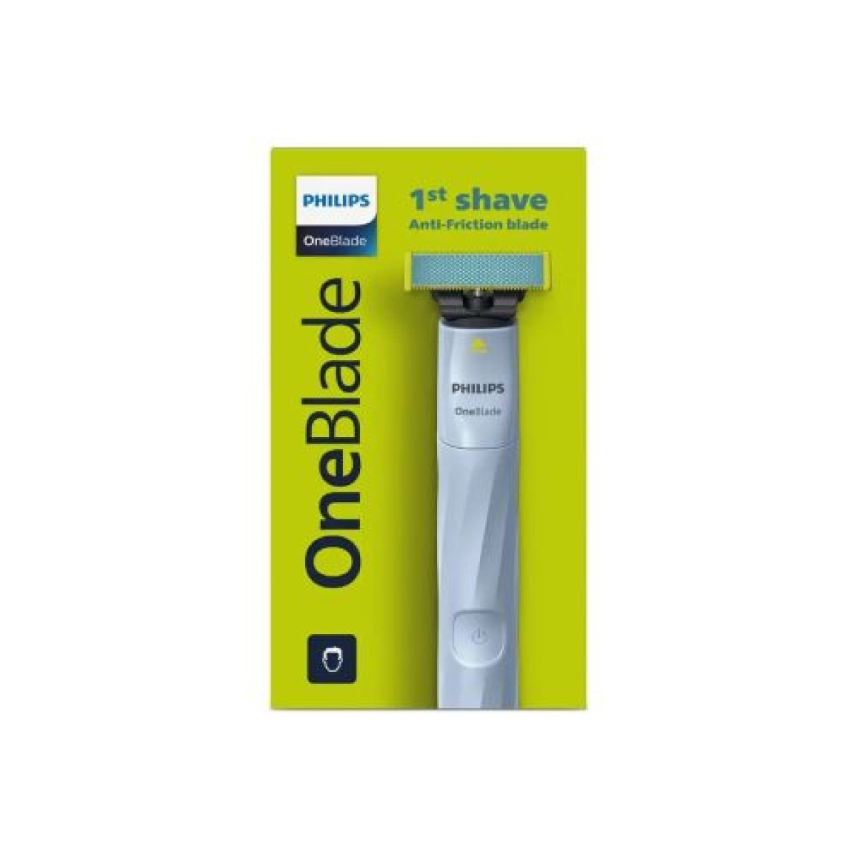 Philips Shaver OneBlade 1st Shave with Anti Friction Blade QP1324/20 Blue EU