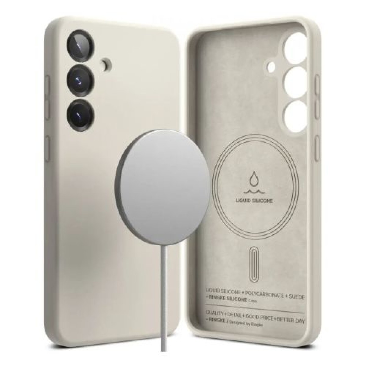 Θήκη Ringke Galaxy S25 Μαγνητική πέτρα σιλικόνης