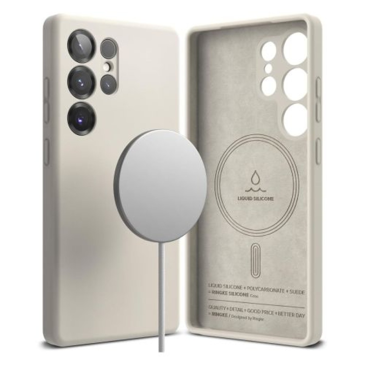 Μαγνητική πέτρα σιλικόνης Ringke Galaxy S25 Ultra Case