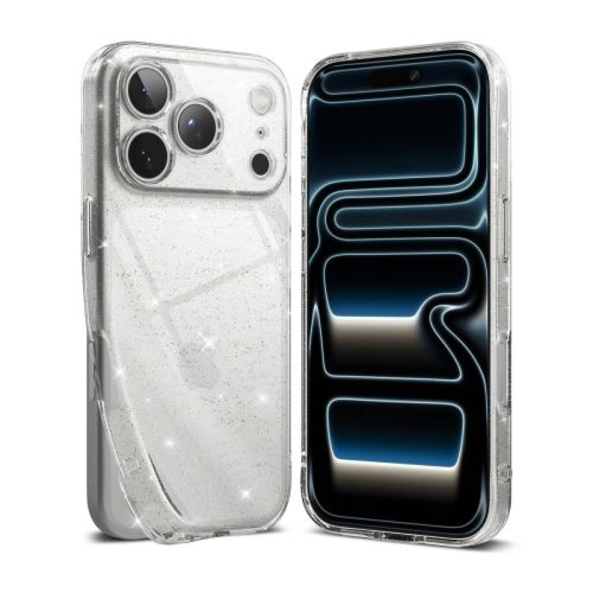 Ringke iPhone 17 Pro Case Air Glitter Clear