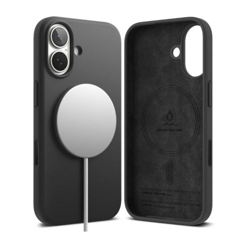 Θήκη Ringke iPhone 17 Silicone Magnetic Black