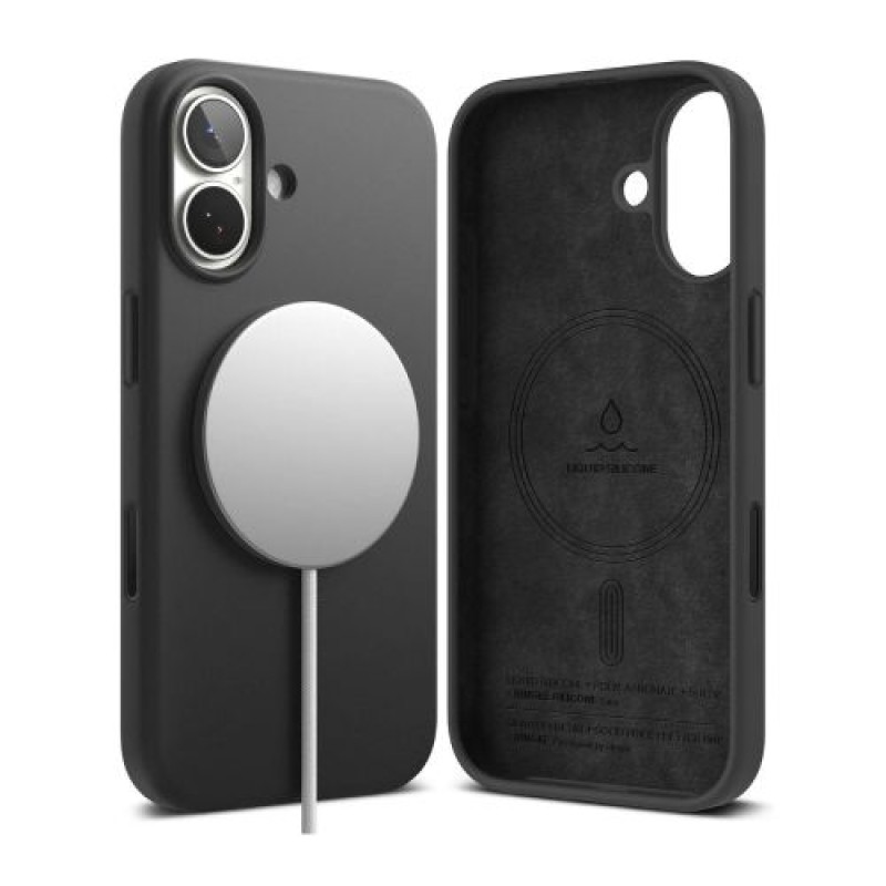 Θήκη Ringke iPhone 17 Silicone Magnetic Black