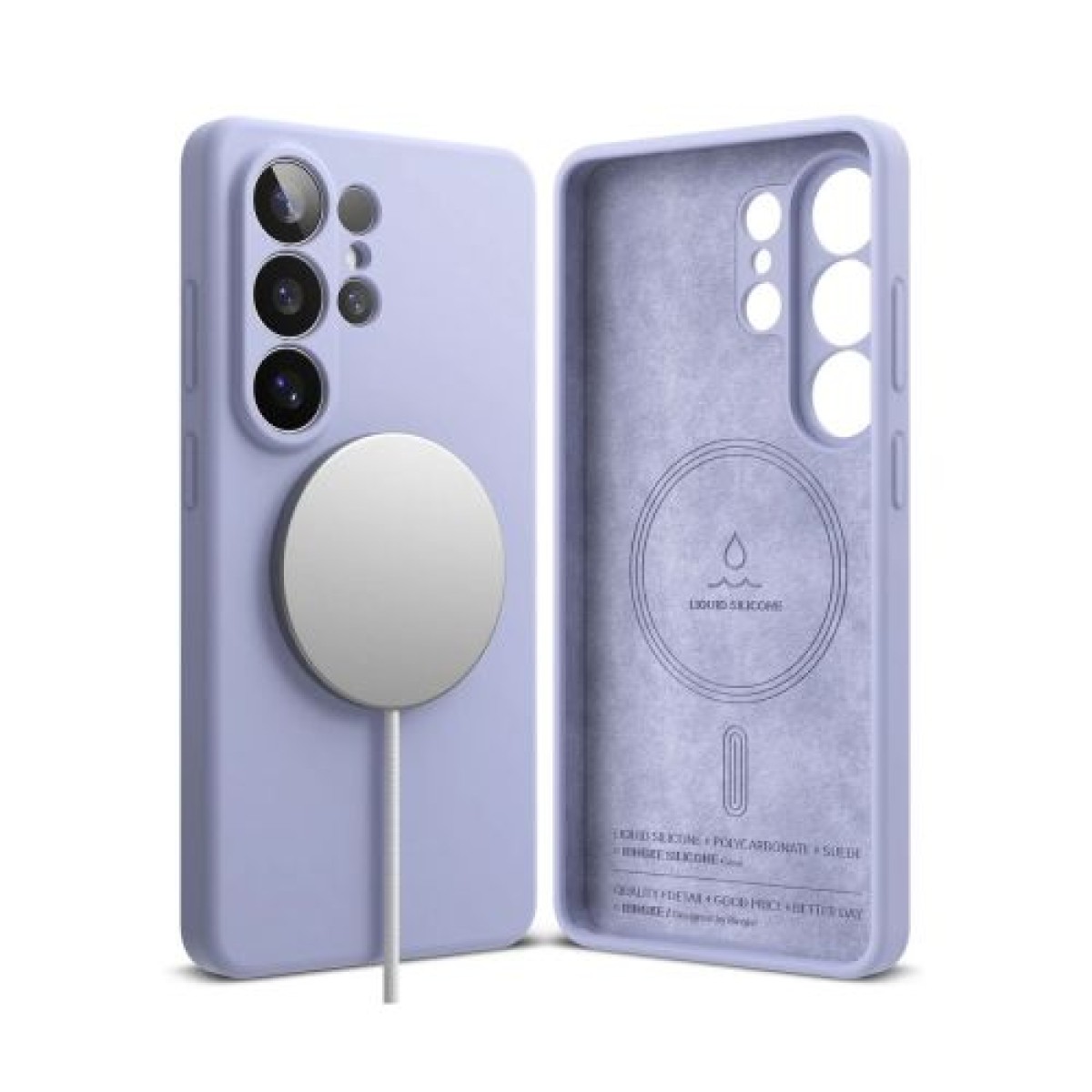 Ringke Galaxy S26 Ultra Case Silicone Magnetic Lavender