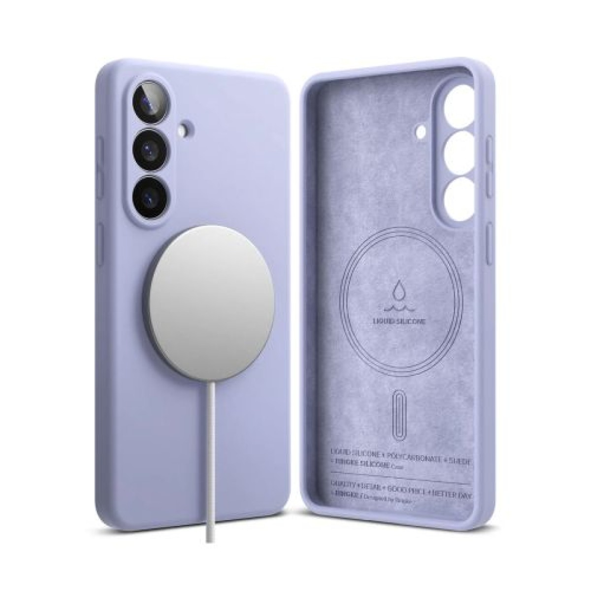 Θήκη Ringke Galaxy S26 Plus σιλικόνης μαγνητική λεβάντα