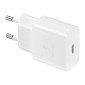 Φορτιστής ταξιδίου Samsung 15W EP-T1510X με καλώδιο Type-C σε Type-C (1m) Λευκό EU (EP-T1510XWEGEU)