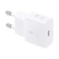 Φορτιστής ταξιδίου Samsung 25W EP-T2510X PD 3.0 με καλώδιο Type-C σε Type-C (1m) Λευκό EU (EP-T2510XWEGEU)