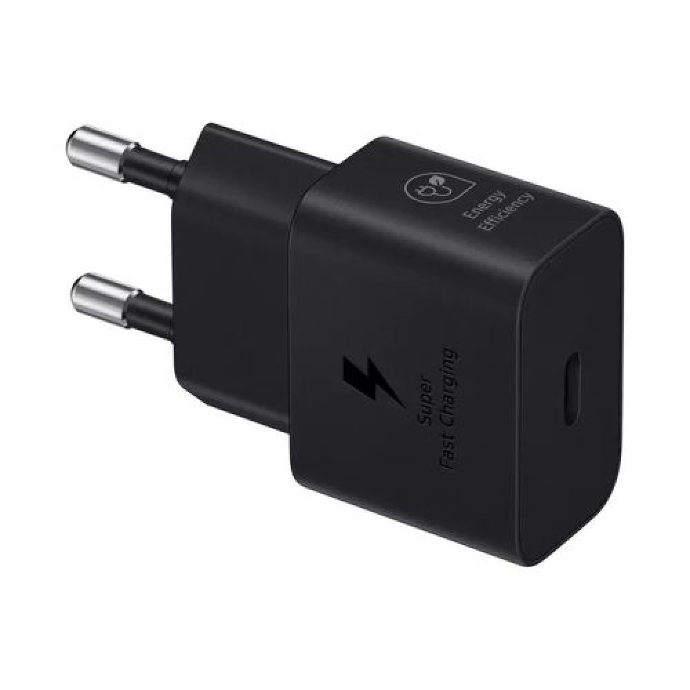 Φορτιστής ταξιδίου Samsung 25W EP-T2510X PD 3.0 με καλώδιο Type-C σε Type-C (1m) Μαύρο EU (EP-T2510XBEGEU)