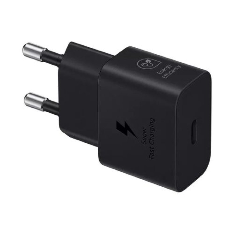 Φορτιστής ταξιδίου Samsung 25W EP-T2510X PD 3.0 με καλώδιο Type-C σε Type-C (1m) Μαύρο EU (EP-T2510XBEGEU)