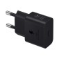 Φορτιστής ταξιδίου Samsung 25W EP-T2510X PD 3.0 με καλώδιο Type-C σε Type-C (1m) Μαύρο EU (EP-T2510XBEGEU)