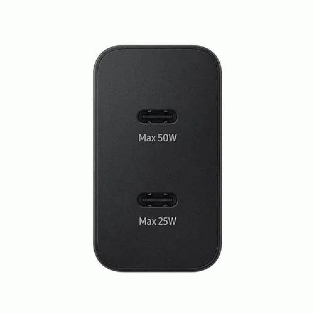 Samsung Travel Charger Duo 50W EP-T5020 με καλώδιο Type-C σε Type-C (1,8m) Μαύρο EU (EP-T5020XBEGEU)