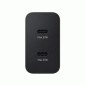 Samsung Travel Charger Duo 50W EP-T5020 με καλώδιο Type-C σε Type-C (1,8m) Μαύρο EU (EP-T5020XBEGEU)