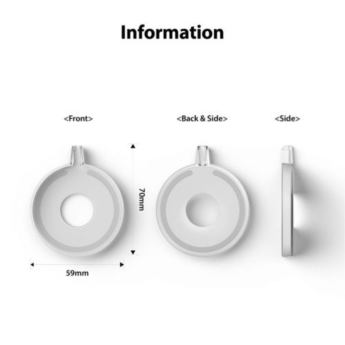 Φορτιστής Ringke MagSafe Θήκη Slim Matte Clear