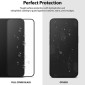 Ringke iPhone 13/13 Pro Screen Protector Invisible Defender ID Tempered Glass Black