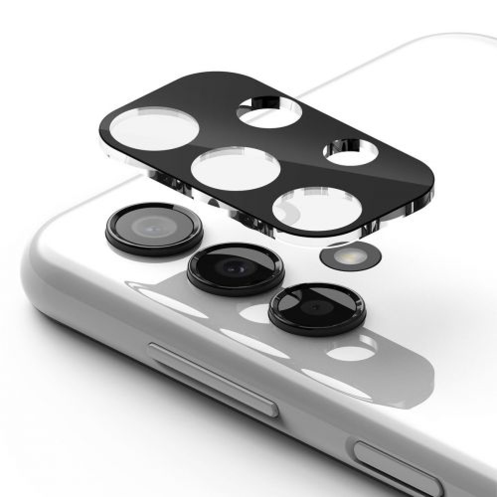 Ringke Galaxy A13 4G Camera Protector Full Cover Glass συσκευασία (3 τμχ) Μαύρο