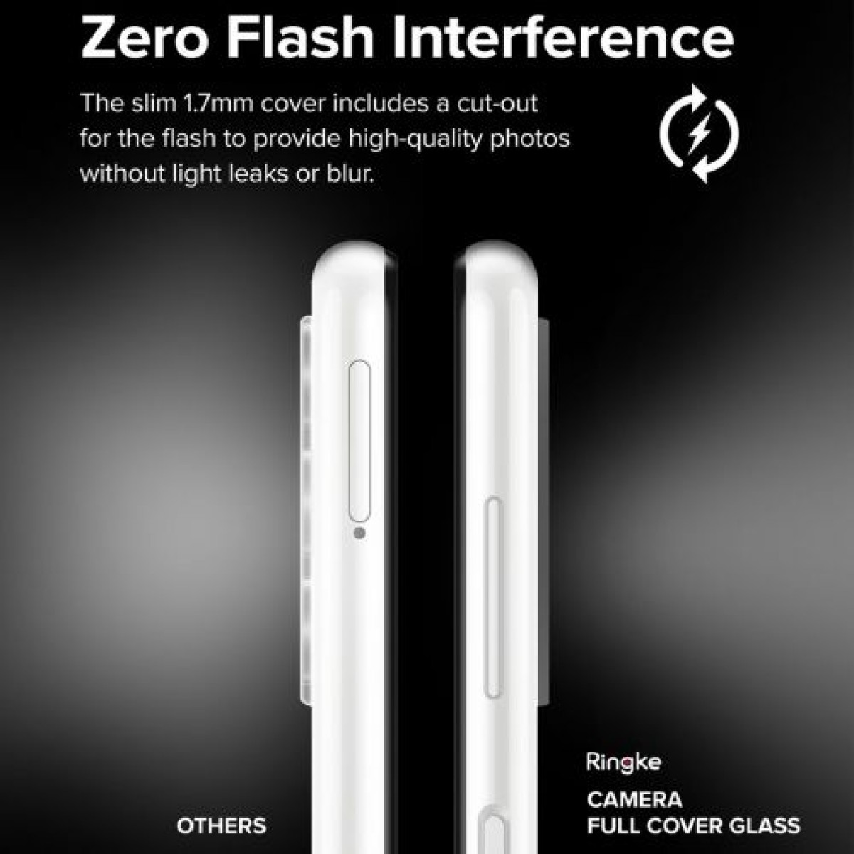 Ringke Galaxy A13 4G Camera Protector Full Cover Glass συσκευασία (3 τμχ) Μαύρο