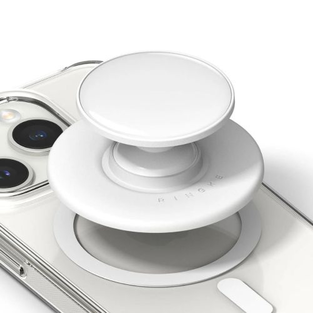 Θήκη Ringke Galaxy S23 Μαγνητική γυαλιστερή Λευκή